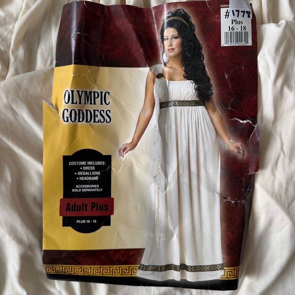 California Costumes Olympic Goddess Halloween Costume Adult Plus Size 16-18 Odys